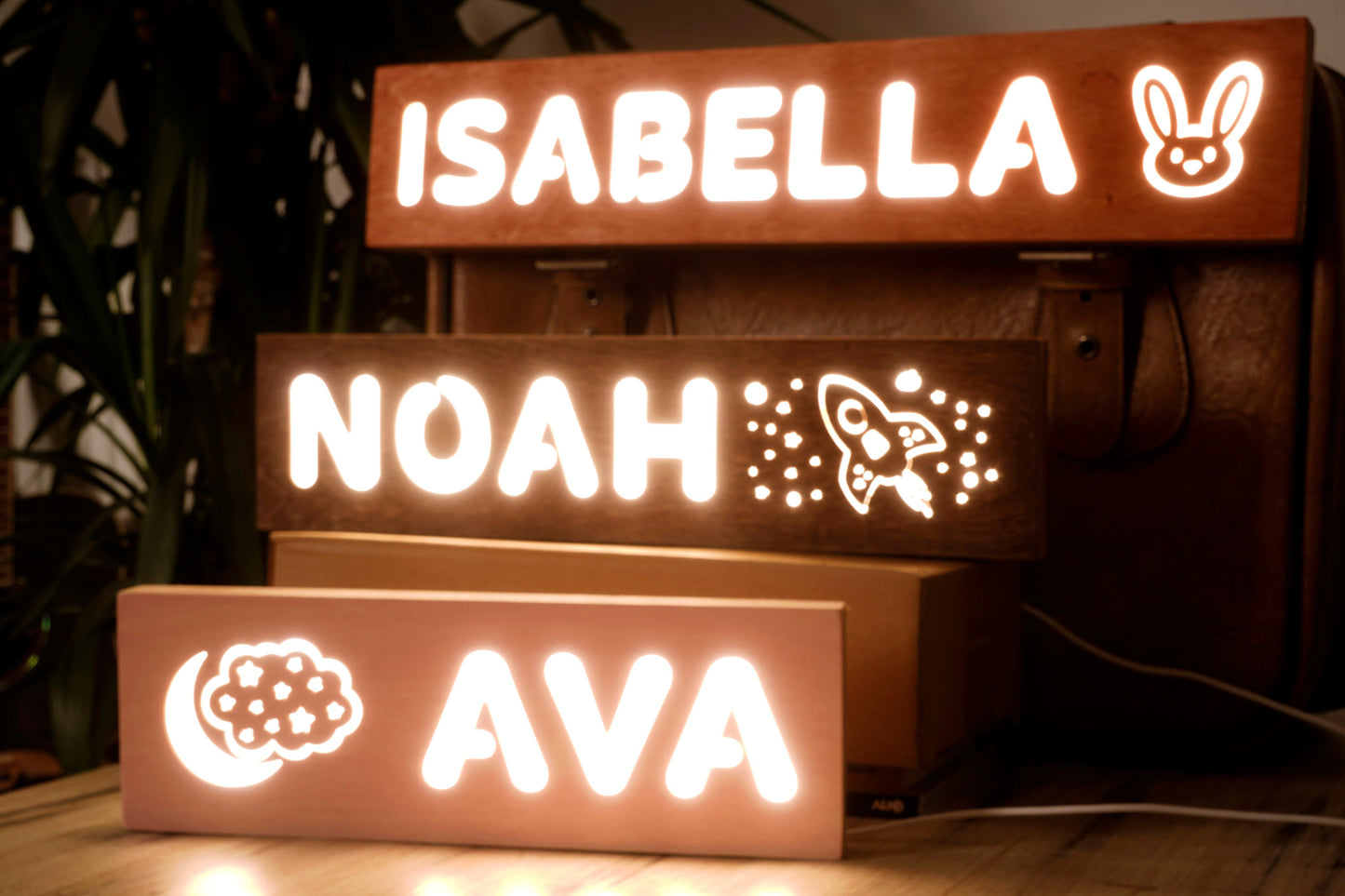 Custom Night Light Baby Gift - Personalize Baby Gift - New Baby Gift - Personalize Night Light - Name Sign for Kids - Custom Toddler Gift