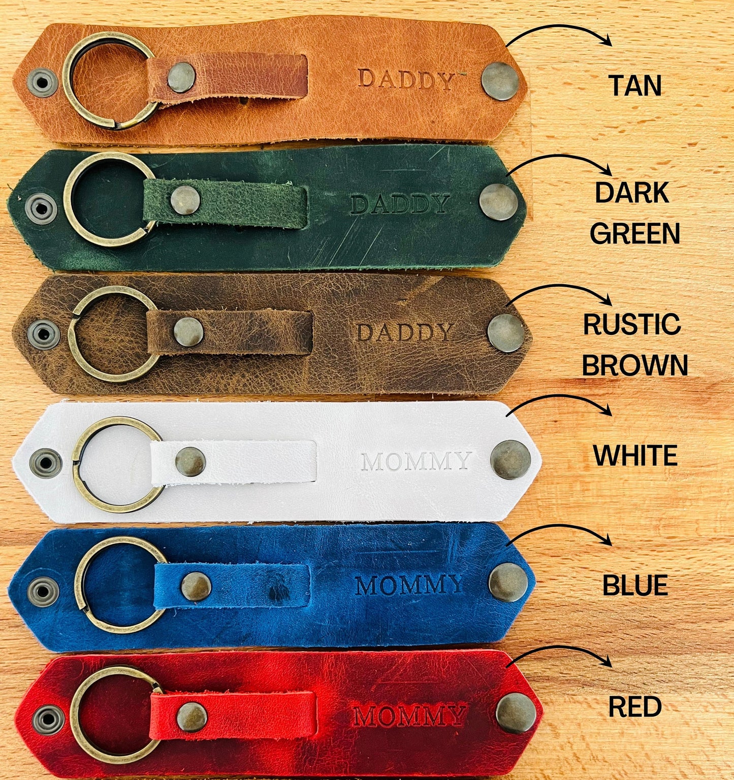 Dad Keychain Customize Photo, Personalised Dad Photo Keyring, Leather Photograph Keychain / Christmas Birthday Father's Day Gift For Him