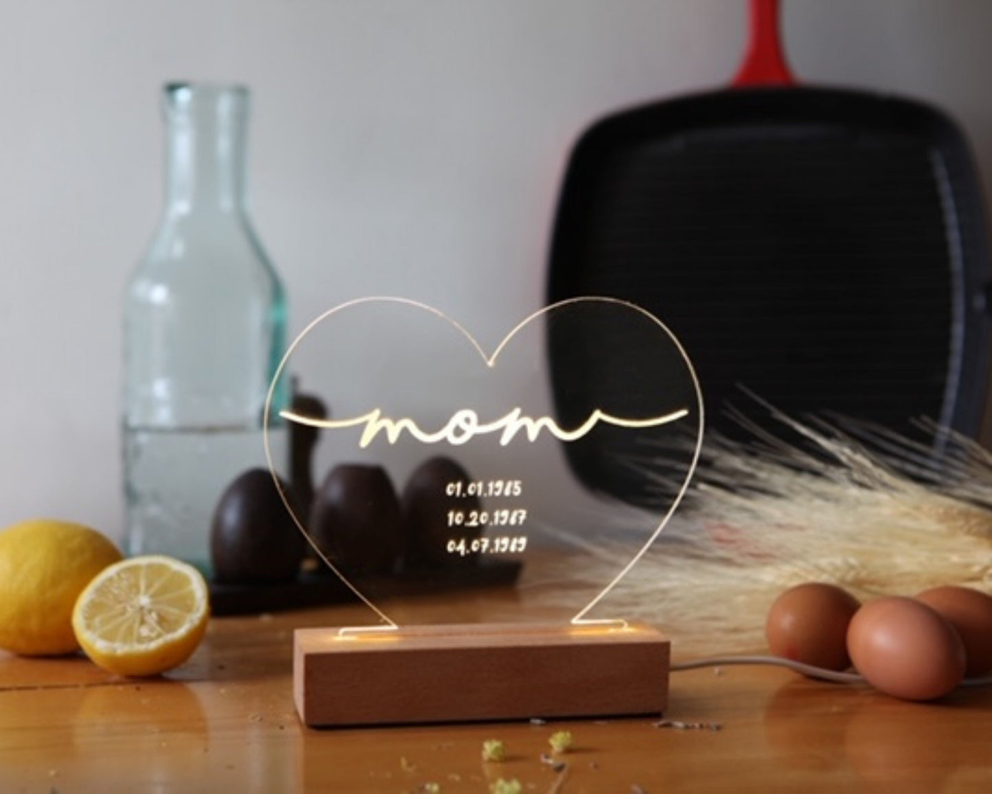 Geschenk für Mama - Individuelles Nachtlicht für Mama