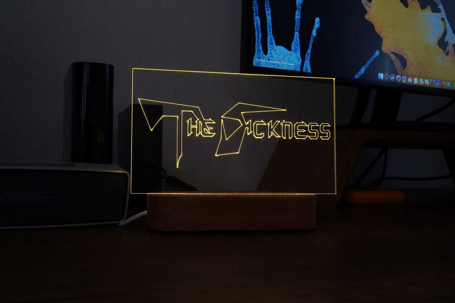 Gamer-Tag-Schild - Gamertag-Licht - LED-Gamertag - Individuelles Gaming-Schild