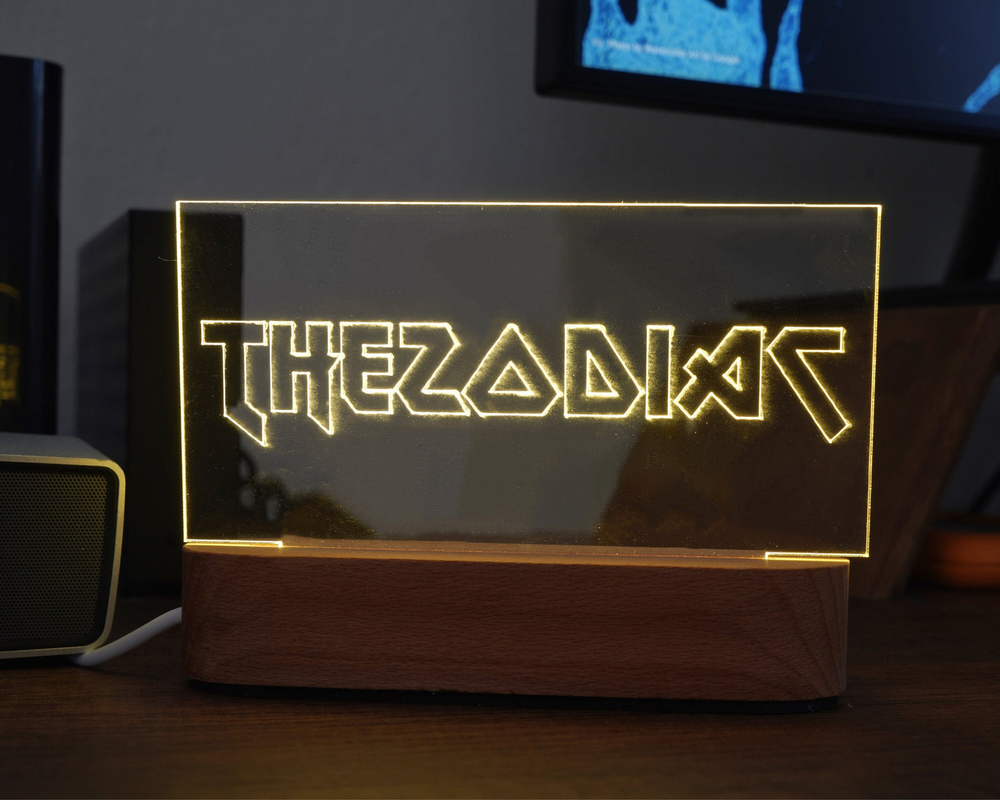 Gamer-Tag-Schild - Gamertag-Licht - LED-Gamertag - Individuelles Gaming-Schild