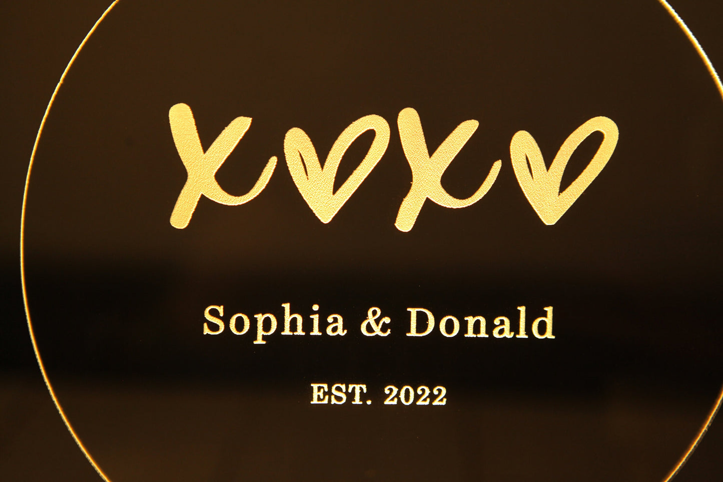 Individuelle Nachtlampe als Valentinstagsgeschenk - Verlobungsgeschenk für die zukünftige Braut - Hochzeitsgeschenke - Geschenkidee für Ehepaare