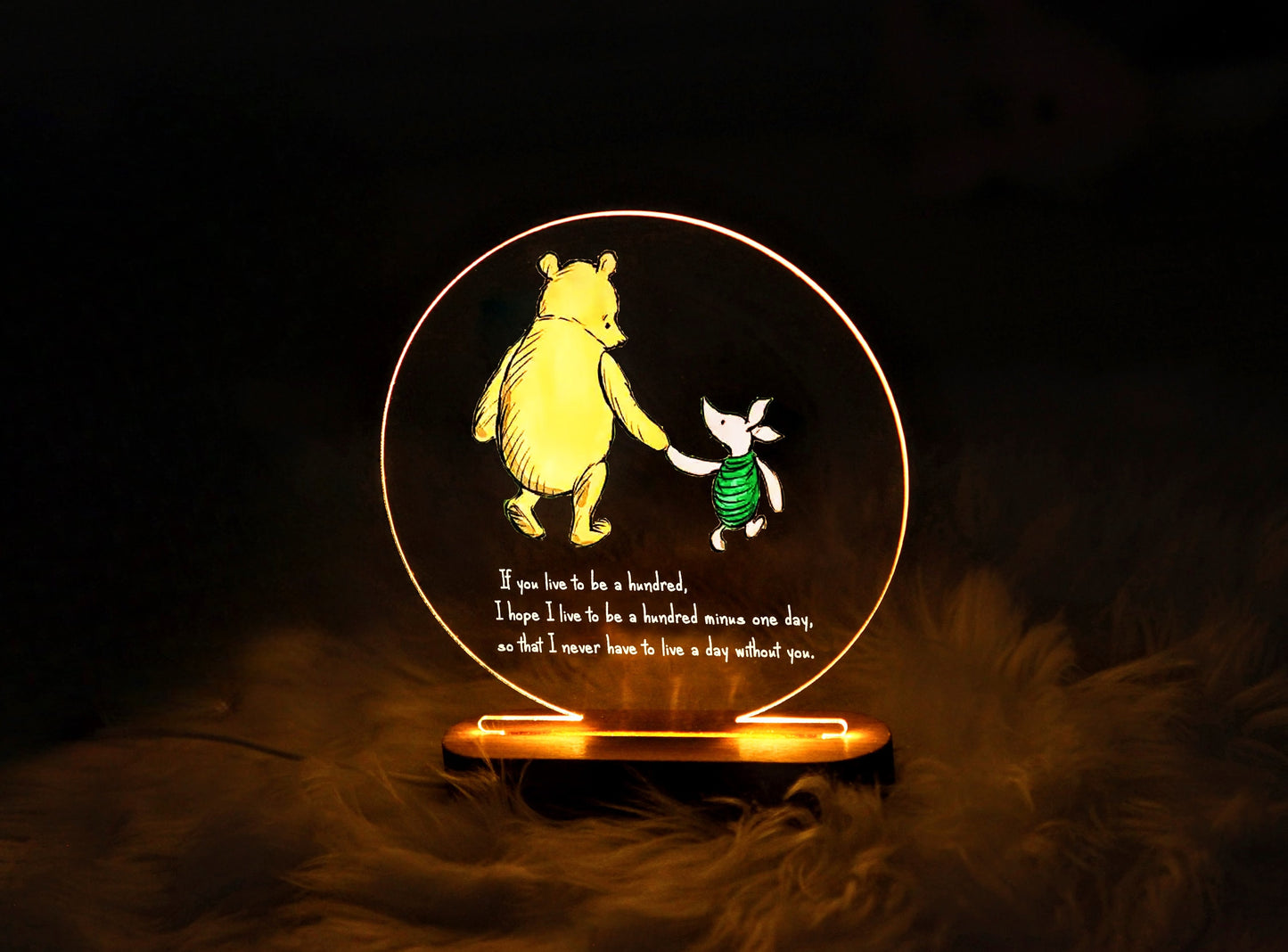 Winnie the Pooh as Baby Room Decoration - Kids Birthday Gift
