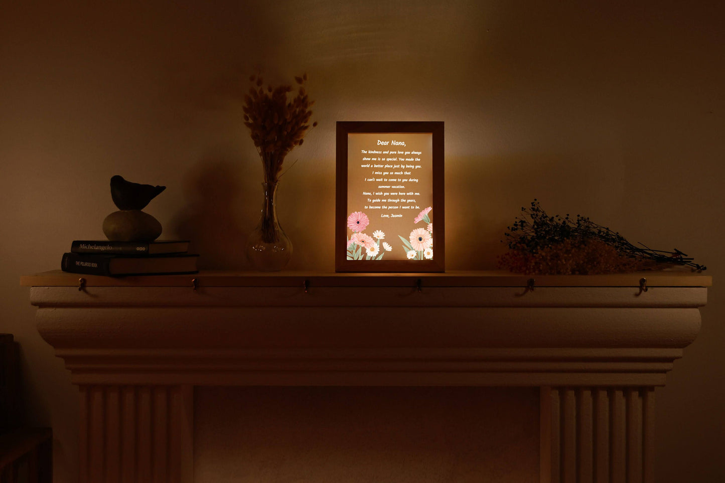 Personalized Letter Night Lamp for Nana - Nana Night Light - Gift for Nana's Birthday