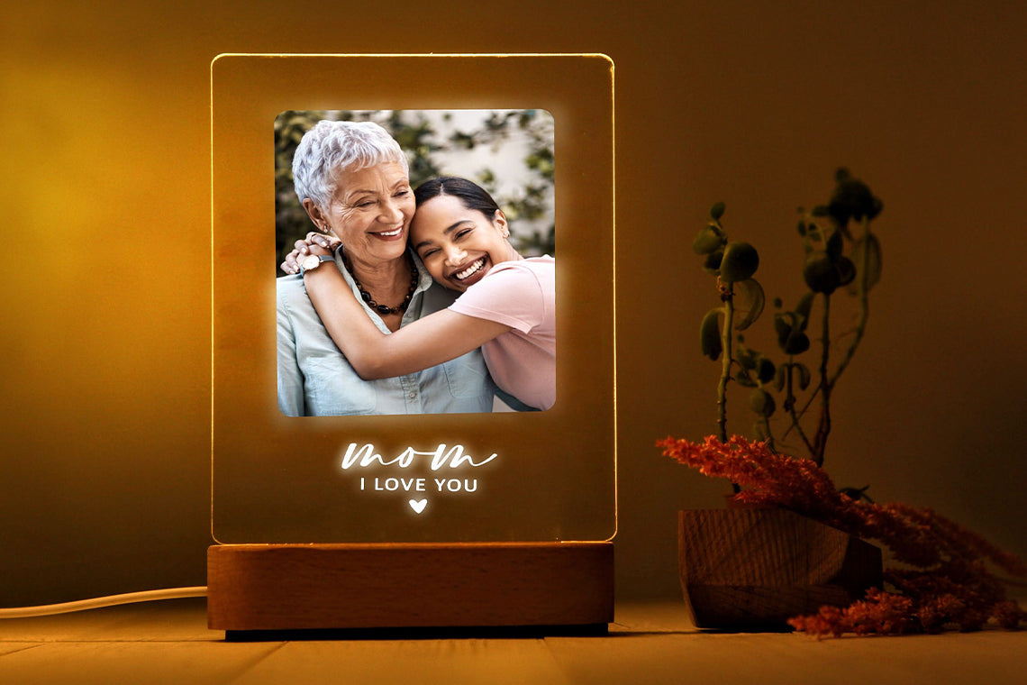 Photo Night Light for Mother's Day Gift - Gift for Mom