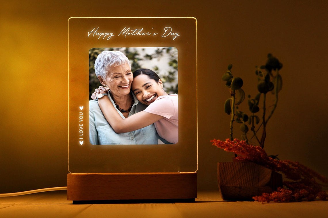 Photo Night Light for Mother's Day Gift - Gift for Mom