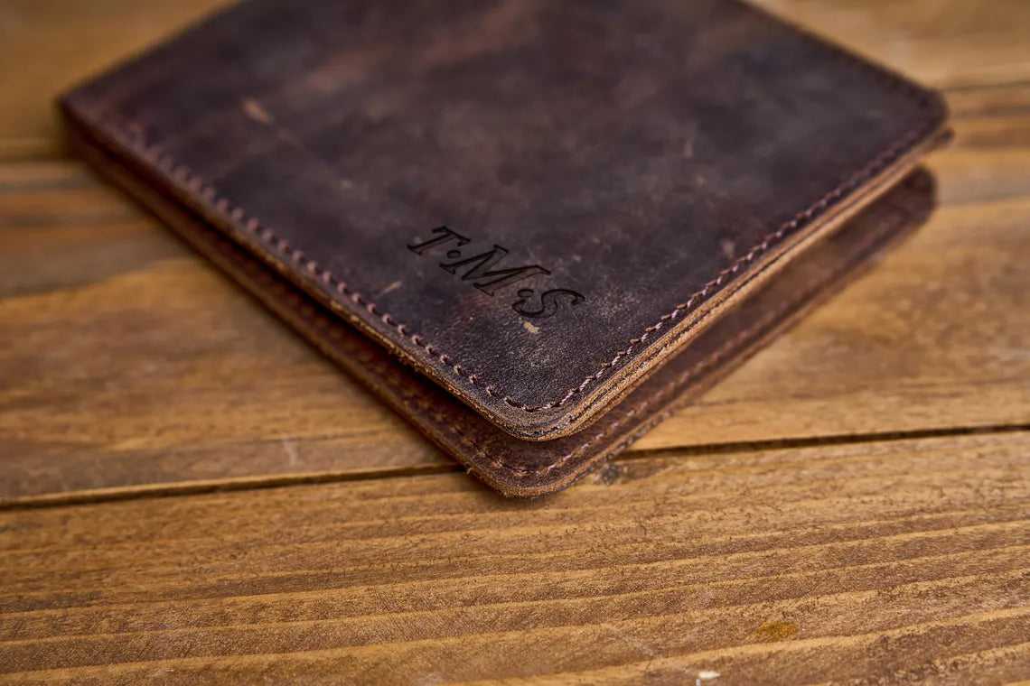 Men wallet Personalized Wallet, Coin Purse, Best Gift for Daddy