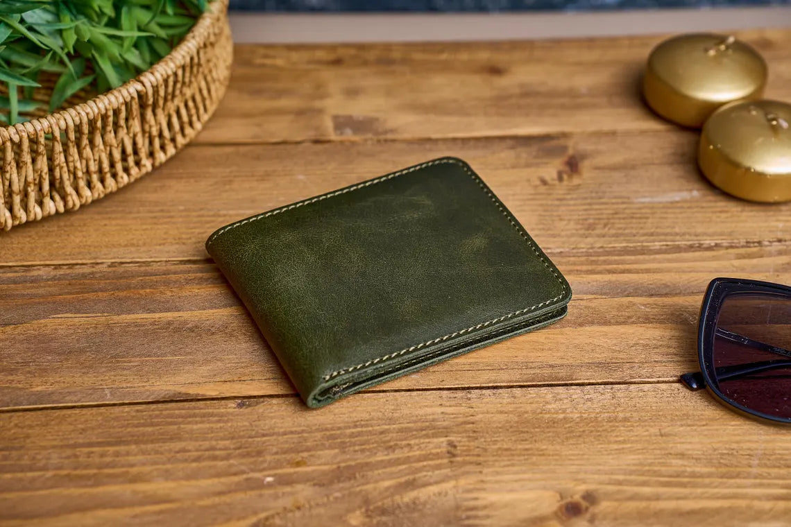 Men wallet Personalized Wallet, Coin Purse, Best Gift for Daddy