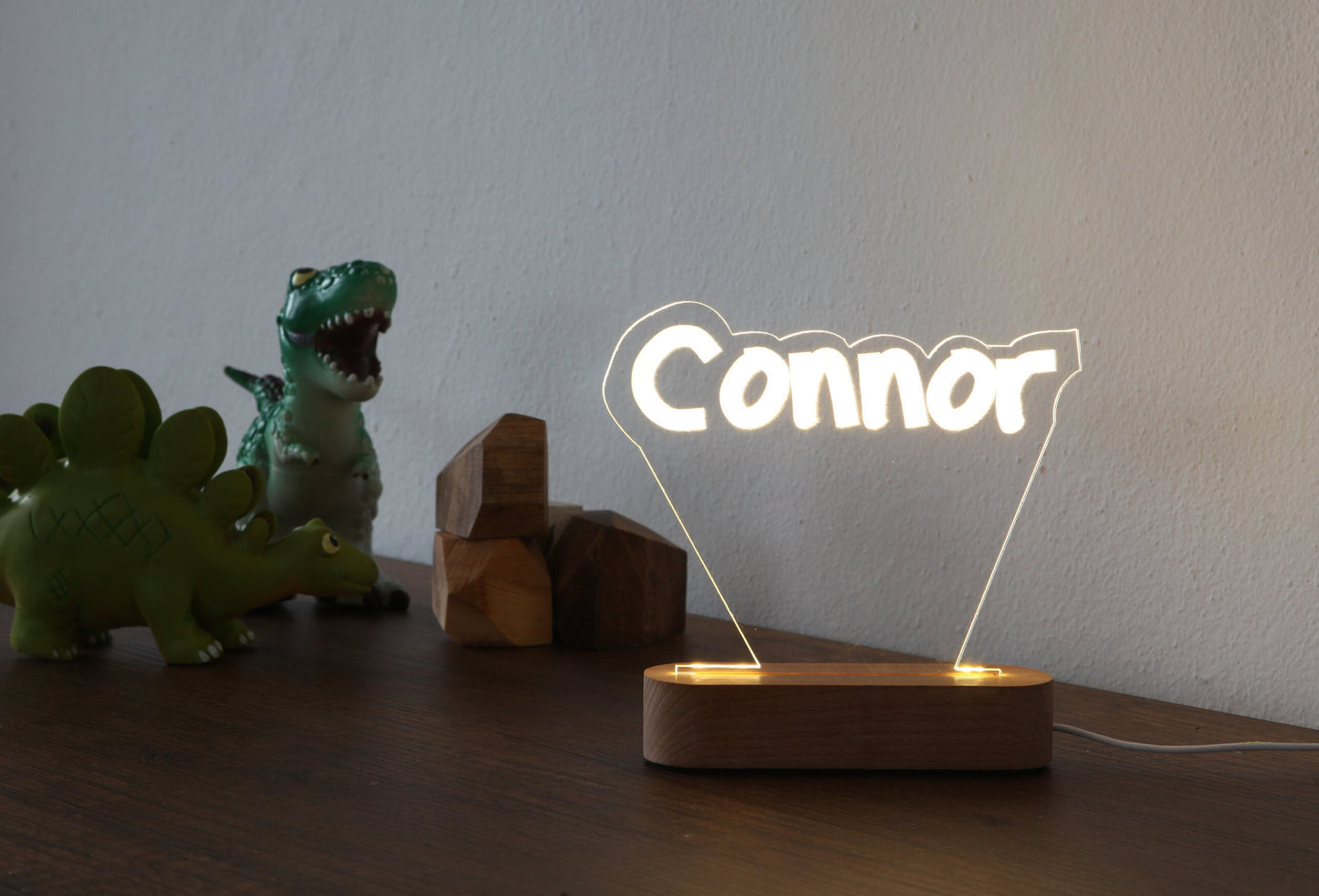 Personalized Plexi Night Light with Name - Nursery Decor