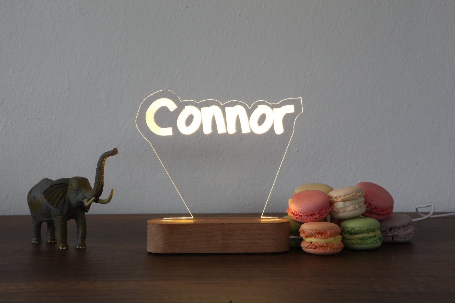 Personalized Plexi Night Light with Name - Nursery Decor