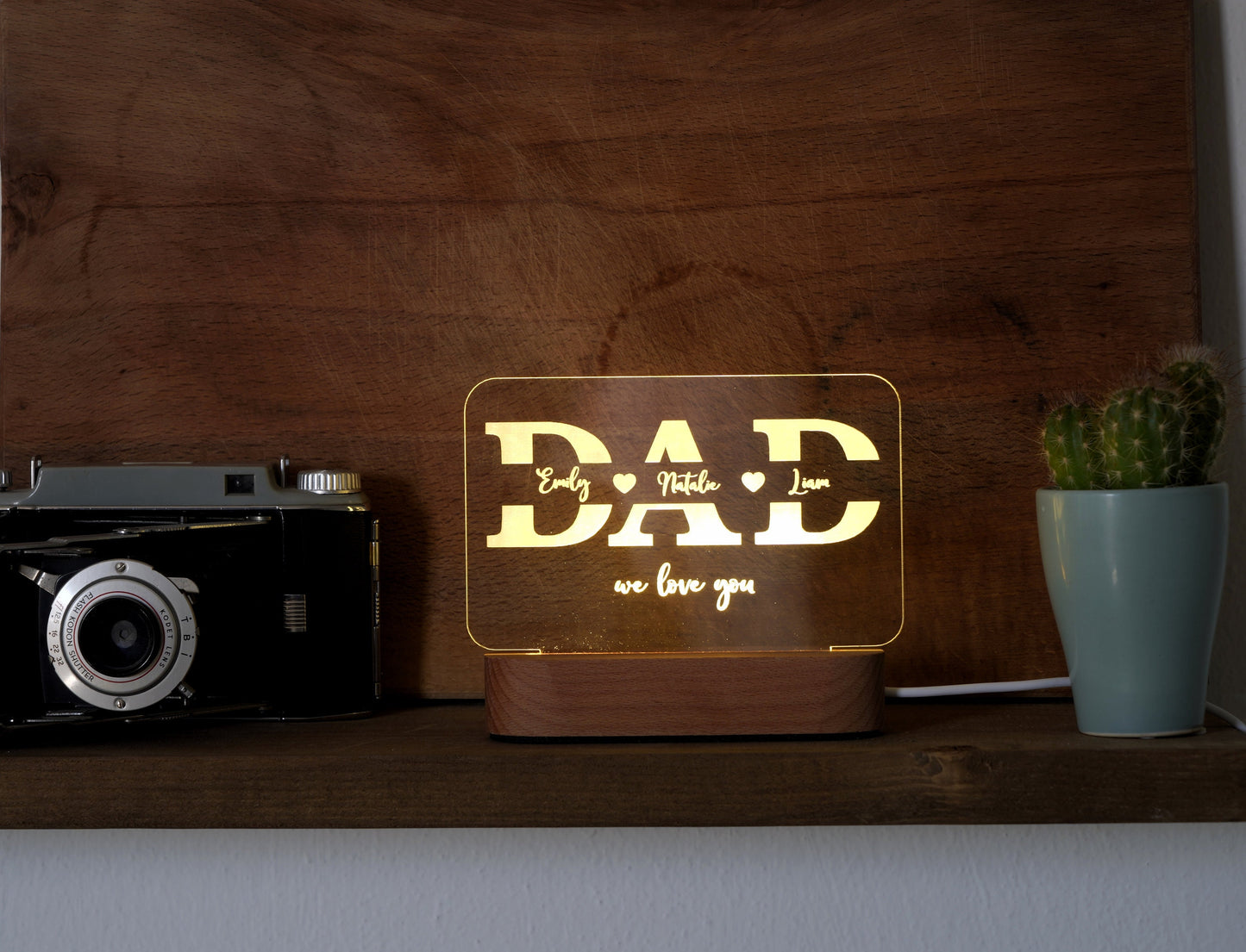 Geschenkidee für Papa - Nachtlicht für Papa