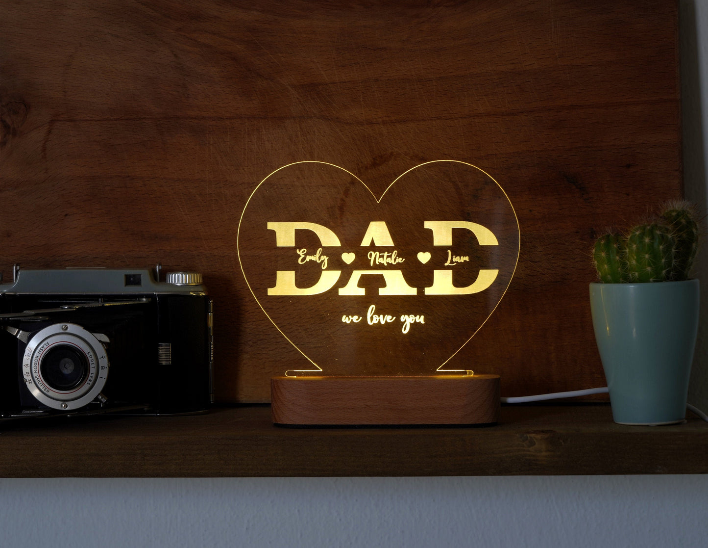 Geschenkidee für Papa - Nachtlicht für Papa