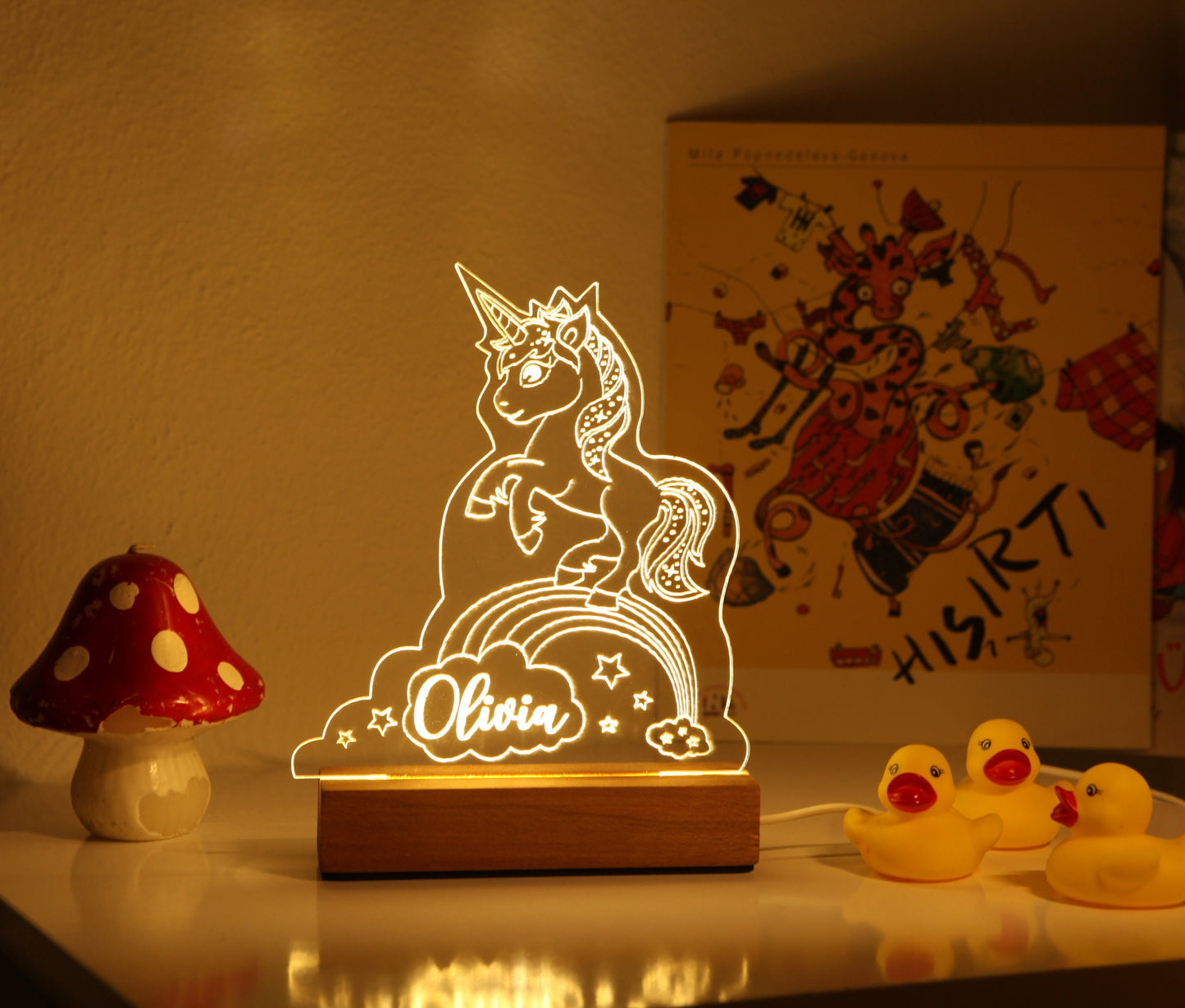 Custom Name Light Night Gift for Kids - Baby Name Light