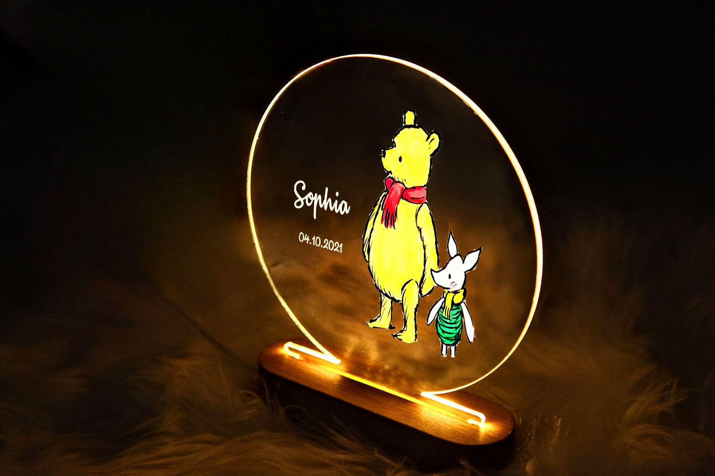 Custom Name Night Light - Baby Birthday