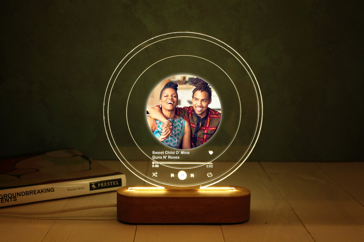 Custom Photo Song Plaque - Gift for Grandma - Unique Mother Gifts
