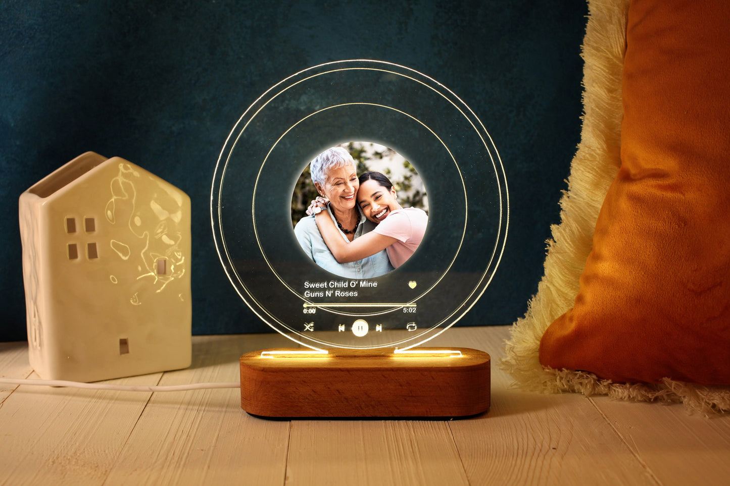 Custom Photo Song Plaque - Gift for Grandma - Unique Mother Gifts
