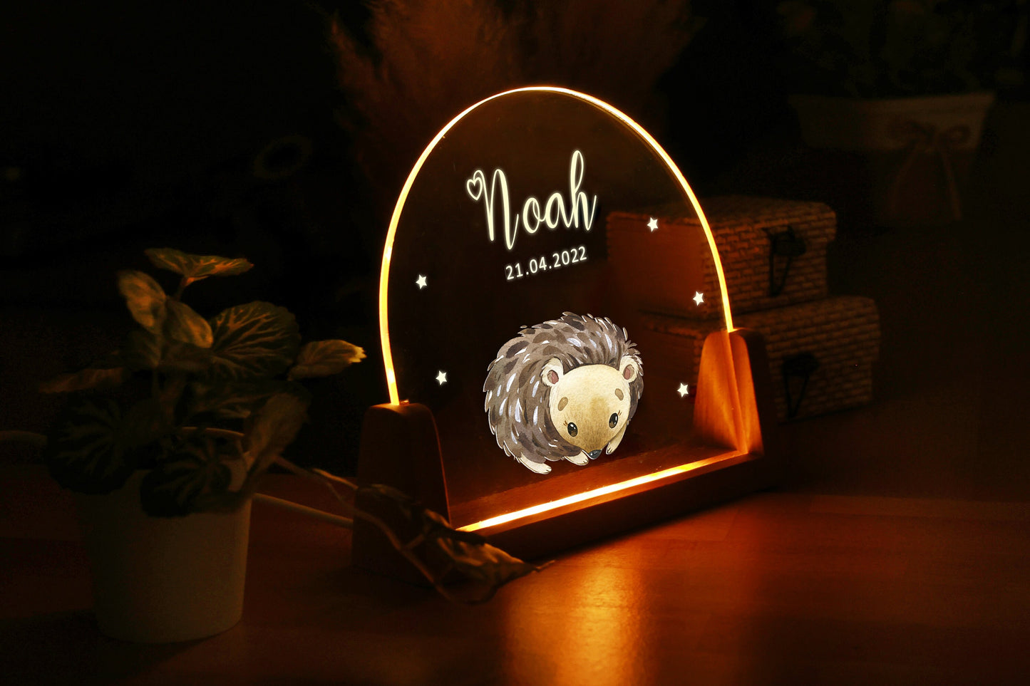 Personalized Night Light for Kids - Gift for Niece - Unique Baby Shower Gifts