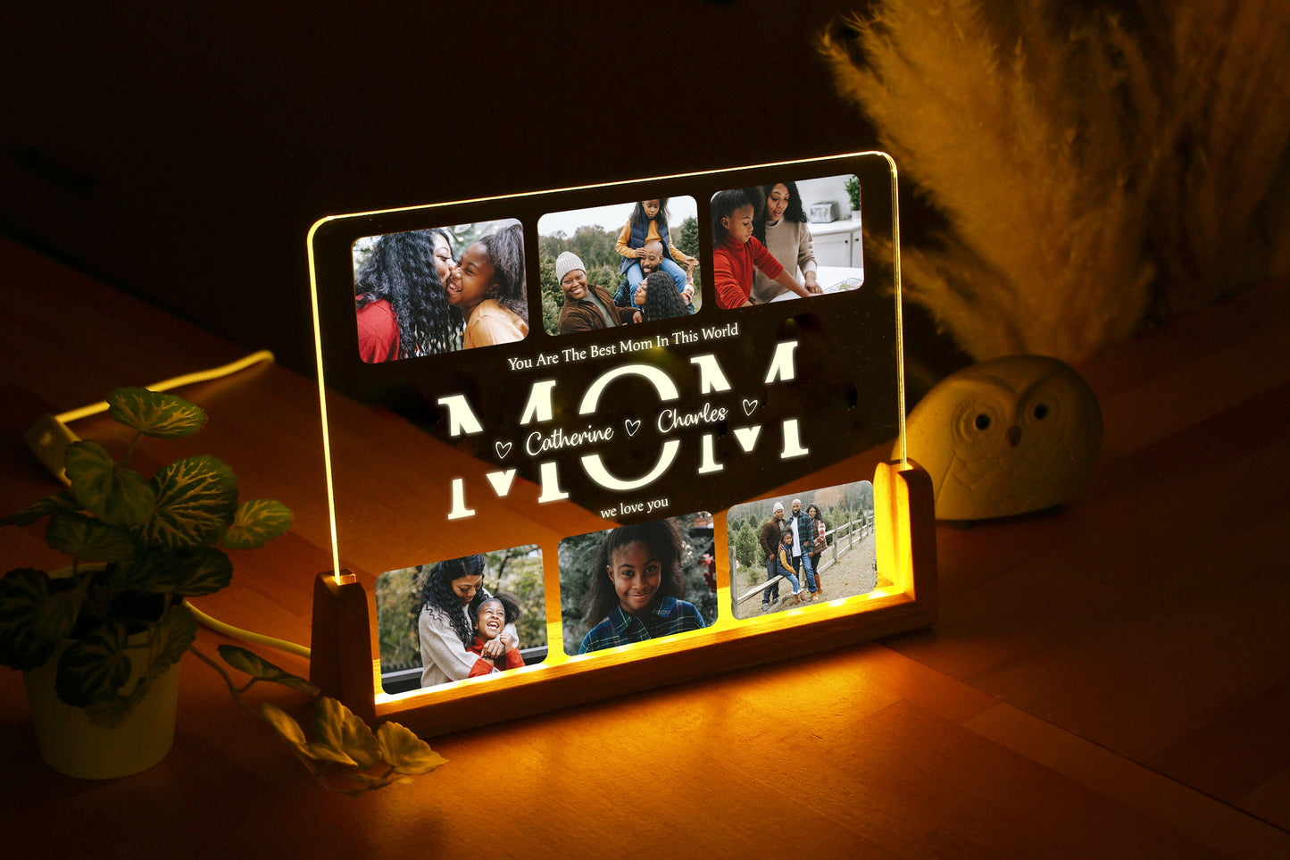 Wedding Day Gift for Mother of the Bride - Photo Collage Gift