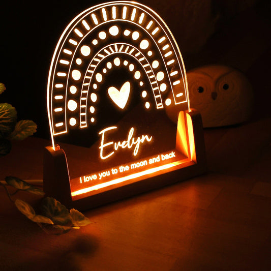 Kid Nightlight Name Personalized Christmas Gift,