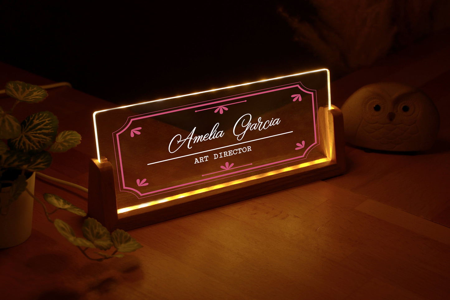 Custom Name Sign - Professional Gift - Promotion Gifts - New Job - Personalized Name Plate